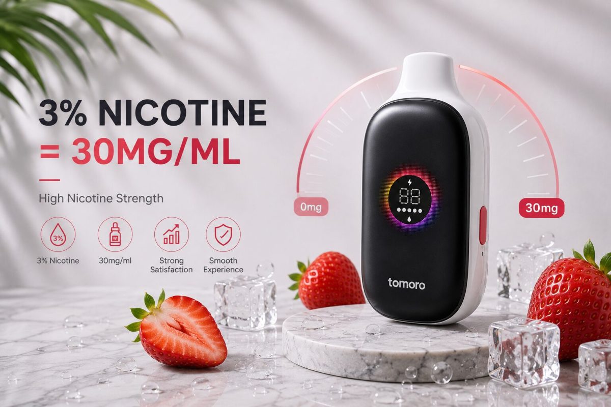 What Is the Nicotine Strength of TOMORO Max Vape